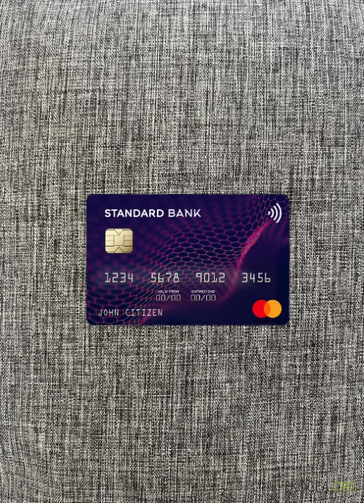 Photolook de la carte mastercard de la Standard Bank d'Angola